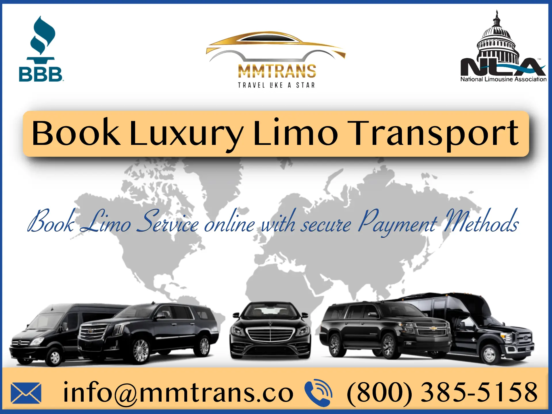 BOOK LIMO SERVICE WITH MM TRANS